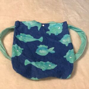 Jay Franco Fish Print Swim Terry Cloth Swim Bag